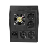 Nödströmsaggregat UPS REBEL modell Micropower 2000 (offline, 2000 VA / 1200 W, 230 V, 50 Hz)
