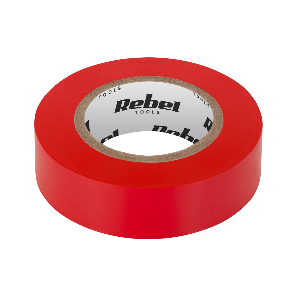 Isolerande klisterremsa REBEL (0,13 mm x 19 mm x 20 yd) röd