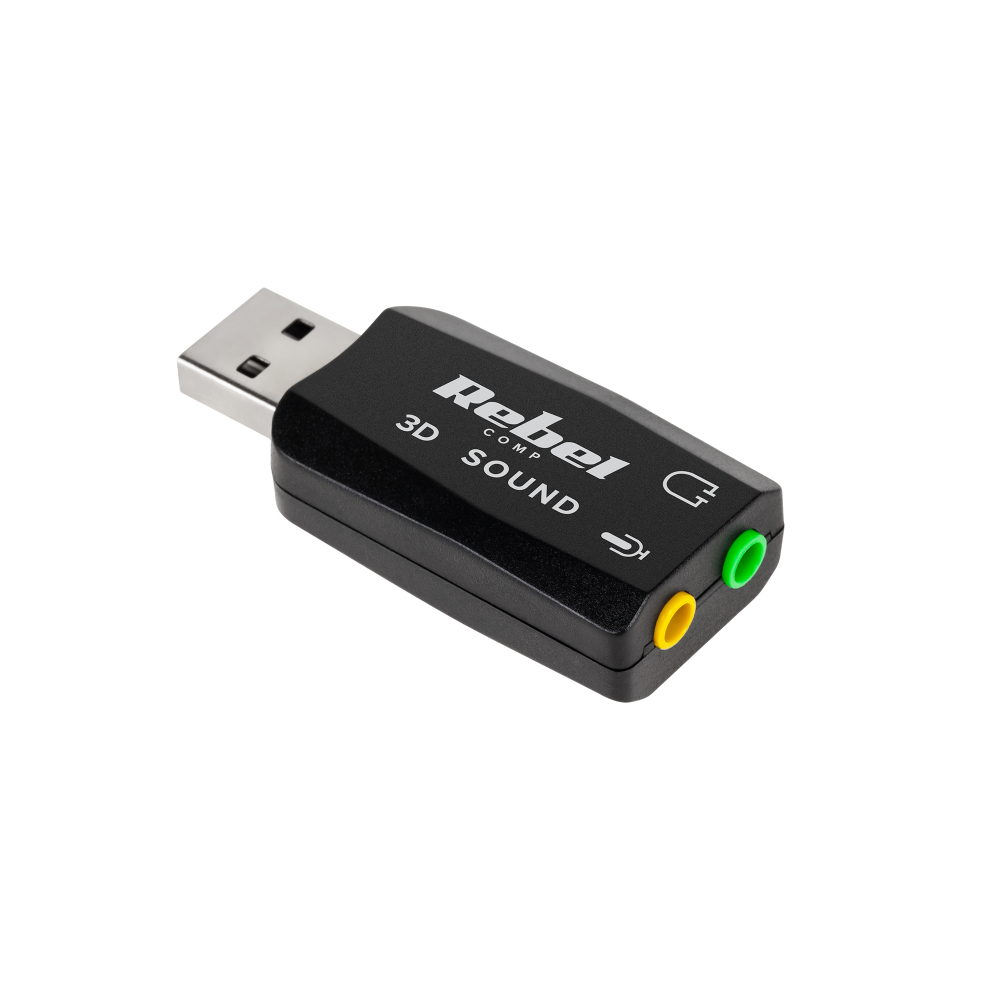 Ljudkort USB 5.1 Rebel