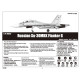 Ryska Su-30M KK Flanker G-jaktflygplan