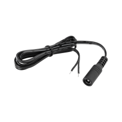 Kabelanslutning + DC-uttag (2,5/5,5) för anslutning av strömförsörjningar och diodkabel.