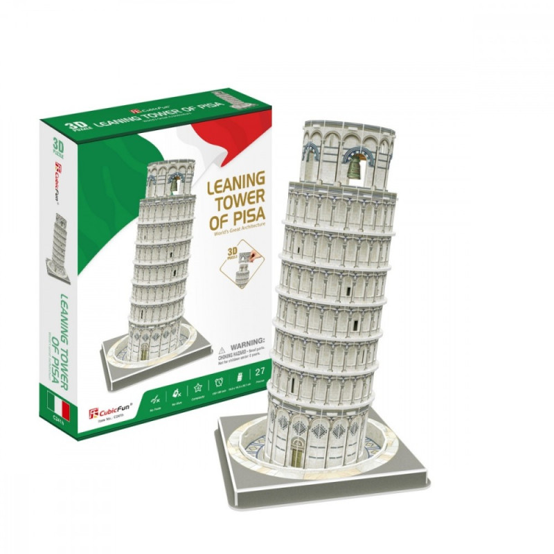 Pussel 3D snedtorn i Pisa