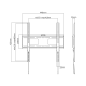 Universell väggfäste för LED TV (32-55') LP42-44F