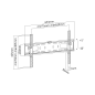 Universell väggfäste för LED-TV (37-70') LP42-46DT vertikal justering
