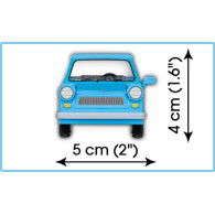 Klocki 72 elementów trabant 601