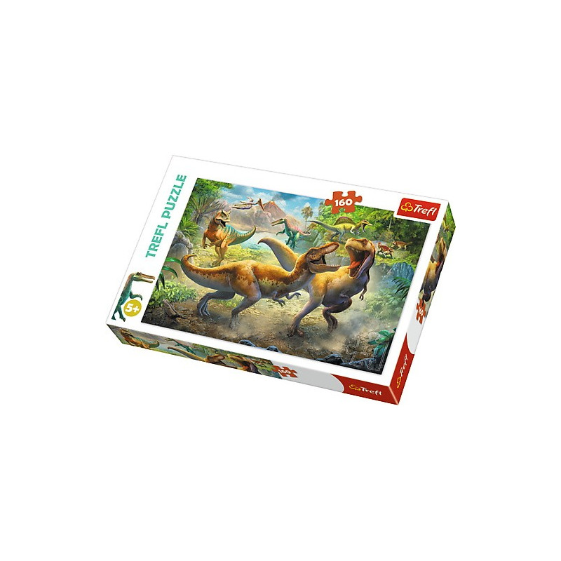 Pussel med 160 delar kämpande tyrannosaurusar