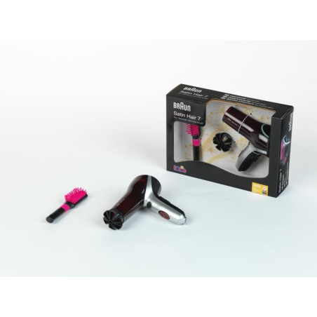 Hårtork från Braun med tillbehör