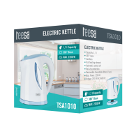 Elkedel TEESA, 2200 W, vit, 1,7L