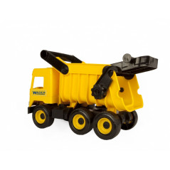 Tipplastbil gul 38 cm mellanlastbil i kartong