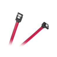 Kabel SATA  wtyk prosty - wtyk kątowy 0.5m