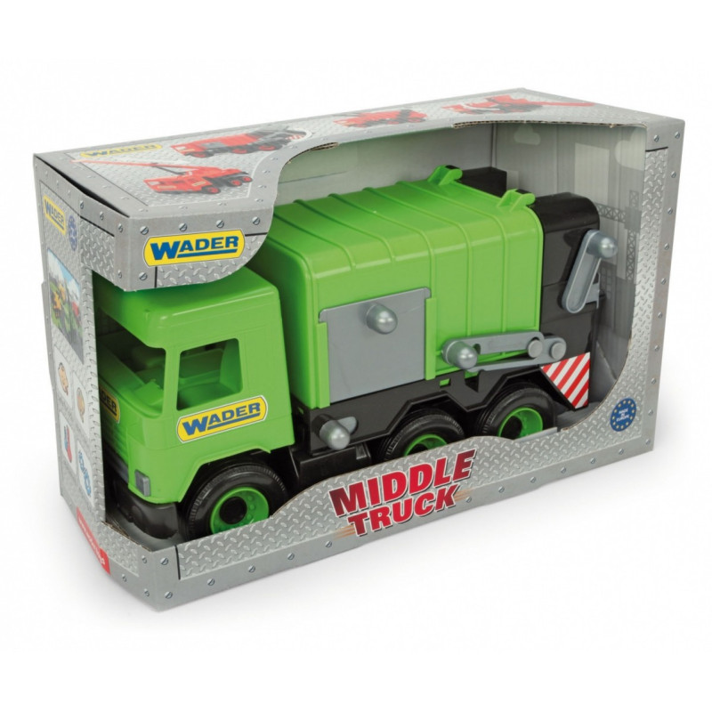 Sopbil grön middle truck i kartong