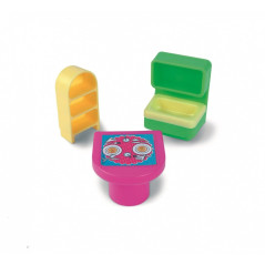 Dockhus 37 cm lekstuga låda