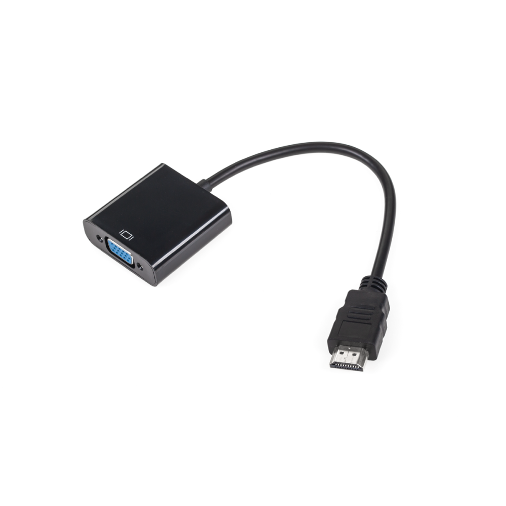 Adapterkontakt HDMI till VGA-uttag + ljud Adapterkontakt HDMI till VGA-uttag + ljud
