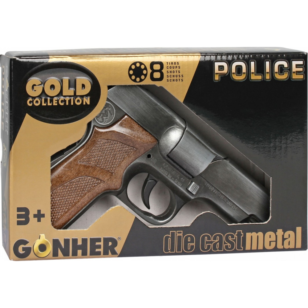 Metalowy pistolet policyjny Metalowy pistolet policyjny