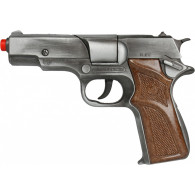 Metalowy pistolet policyjny
