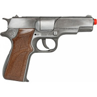 Metalowy pistolet policyjny