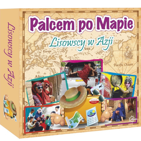 Dra fingret på kartan - Lisowskis i Asien