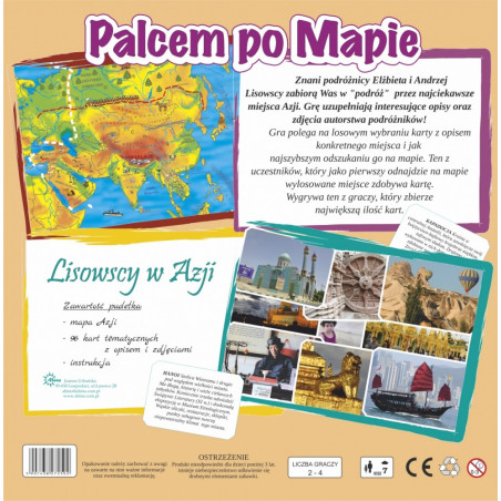 Dra fingret på kartan - Lisowskis i Asien