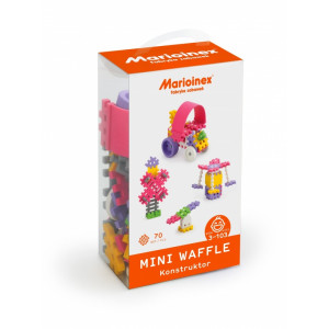 Klocki waffle mini 70 sztuk dziewczynka