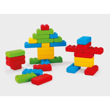 Byggklossar konstruktionsstenar tegel 33 stycken