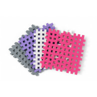 Klocki konstrukcyjne mini wafle mini podstawa 4 sztuki