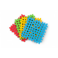 Klocki konstrukcyjne mini wafle mini podstawa 4 sztuki