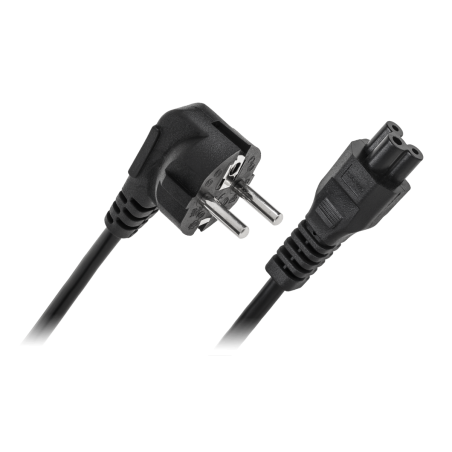 Strömkabel till laptop (klöver) (3x0,75) 1,8m