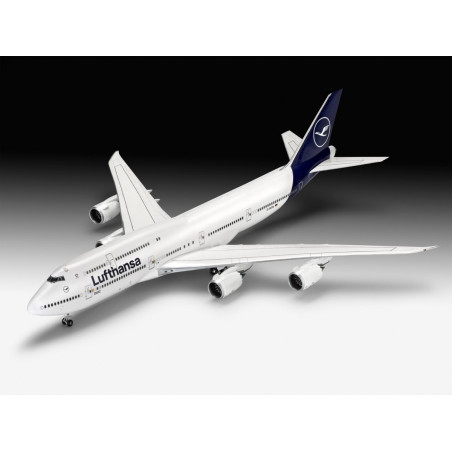 Modell av plast Boeing 747-8 Lufthansa ny