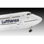 Modell av plast Boeing 747-8 Lufthansa ny