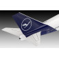 Modell av plast Boeing 747-8 Lufthansa ny