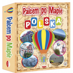 Dra fingret över kartan - Polen