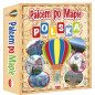 Dra fingret över kartan - Polen