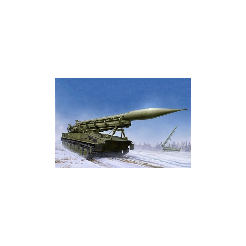 Model plastikowy  wyrzutnia 2p16 z pociskiem 2k6 luna