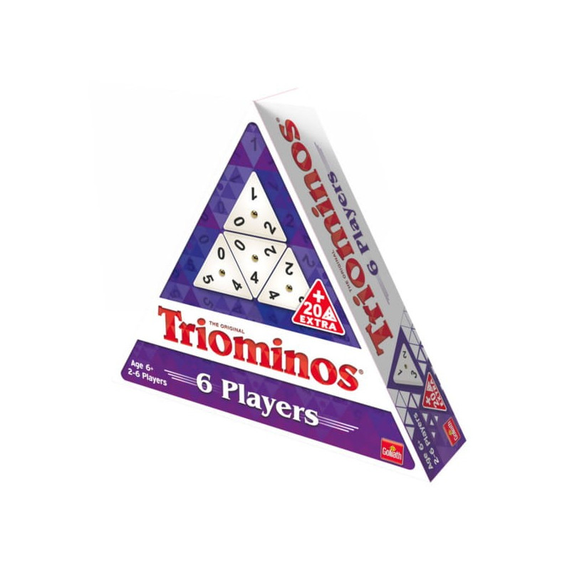 Spelet Triominos för 6 spelare