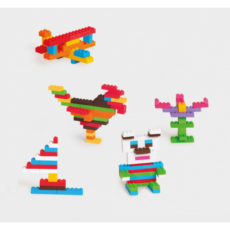 Klassiska byggklossar 210 stycken.