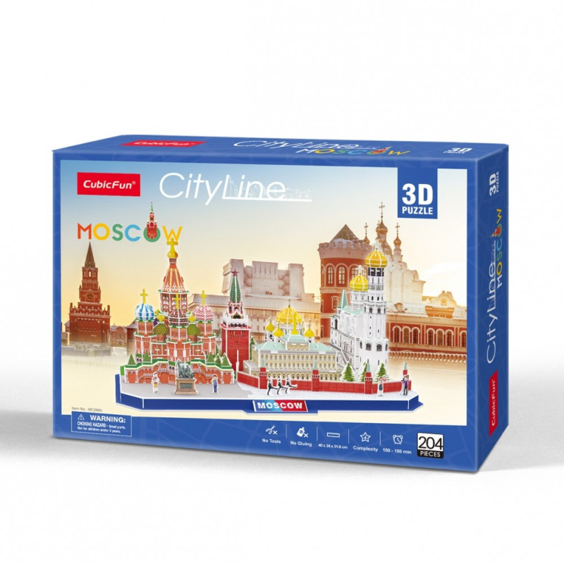 Pussel 3D stadslinje Moskva