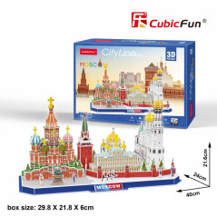Pussel 3D stadslinje Moskva | HandlaSmidigt.se