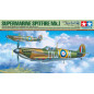Modell av en plastflygplan Supermarine Spitfire Mk.I.