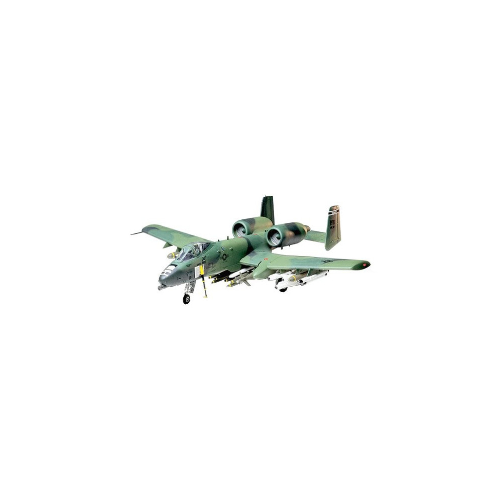 Modell av en plastflygplan A-10A