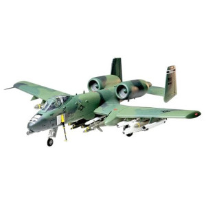 Modell av en plastflygplan A-10A