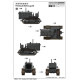 Modell av plast CHZ S-65 rysk traktor