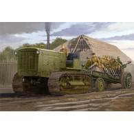 Modell av plast CHZ S-65 rysk traktor