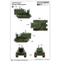 Modell av plast CHZ S-65 rysk traktor