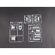 Modell av plast CHZ S-65 rysk traktor