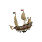 Modell av plastfartyget Golden Hind