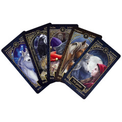 Kortleken Fournier Familiars Tarot av Lisa Parker