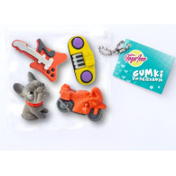 Gummirader för suddning mix display 24 set