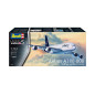 Modell av Airbus A380-800 i plastmaterial med Lufthansas nya färgsättning.