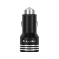 Bil laddare Kruger&Matz 2xUSB 4800mA med Quick Charge 3.0 funktion.