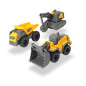 Byggnadsfordon Volvo 3-pack vals, tippbil, grävmaskin.